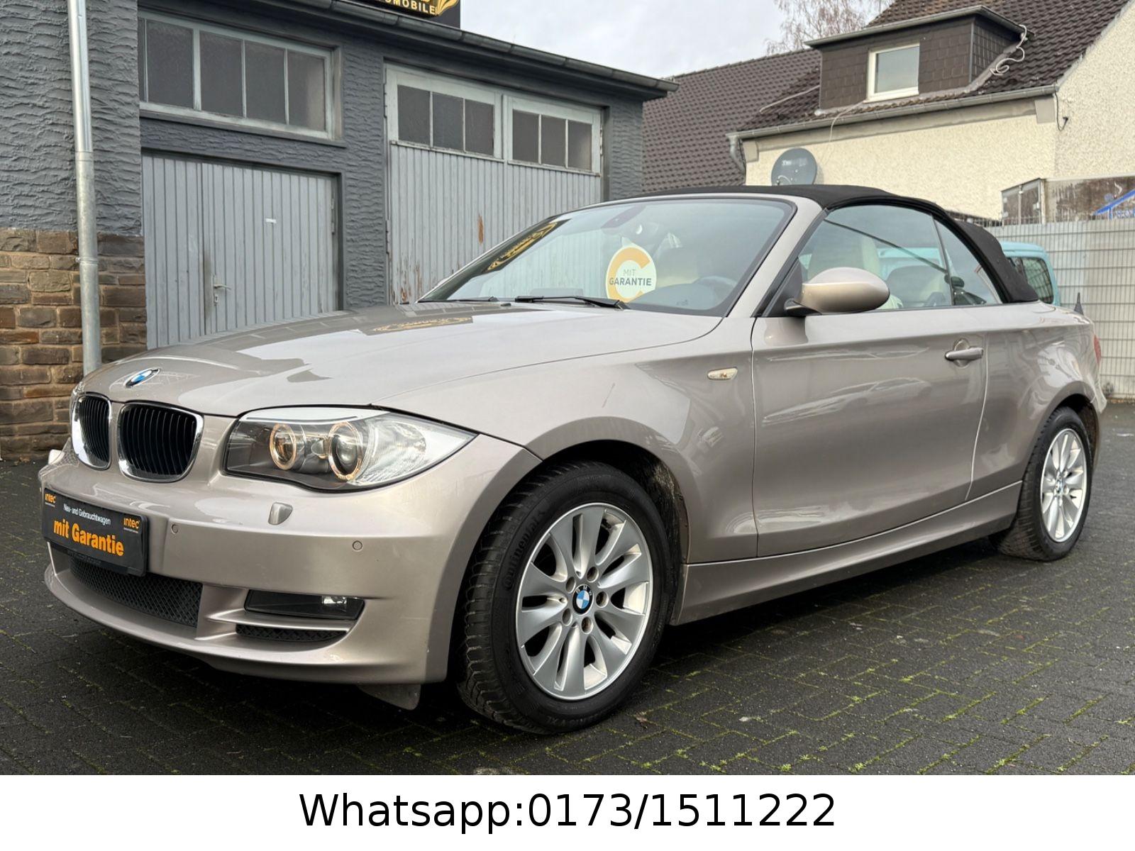 BMW 120d Cabrio*XENON*GARANTIE*SCHECKHEFT