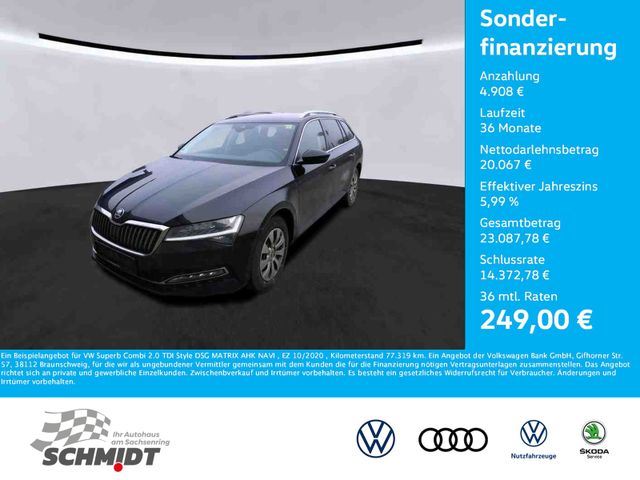 Skoda Superb Combi 2.0 TDI Style DSG MATRIX AHK NAVI