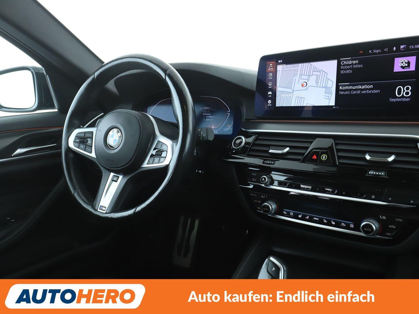 BMW 520 5er 520i Mild-Hybrid M Sport Aut.*NAVI*VC*HUD*, миниатюра 12