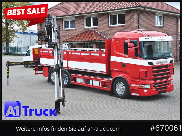 Scania R400, HIAB XS 211-3 Lift-Lenkachse