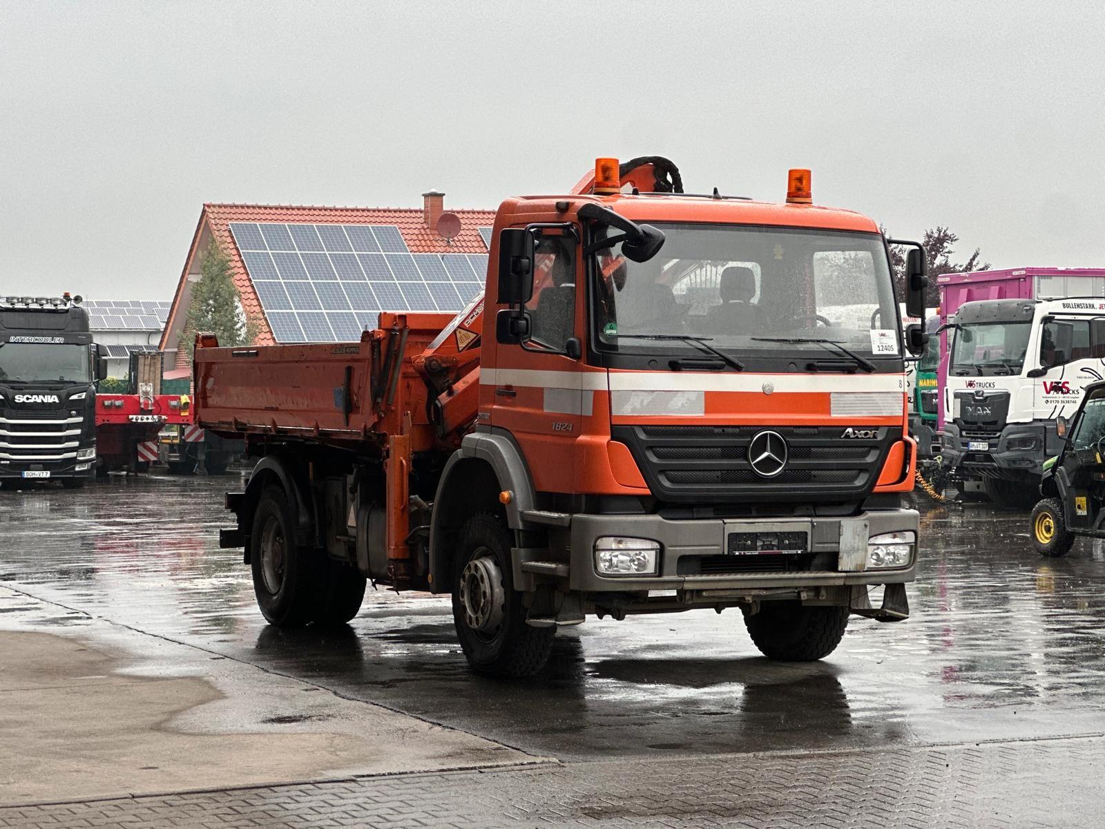 Mercedes-Benz AXOR 1824 4x2 BB MEILLER DSK + ATLAS  75.2 LK