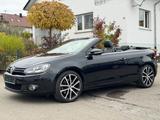Volkswagen Golf VI Cabriolet Exclusive*TEMPOMAT*NAVI*KAMERA - mit Benzin-Antrieb: Schwarz, Sportsitze, Cabrio