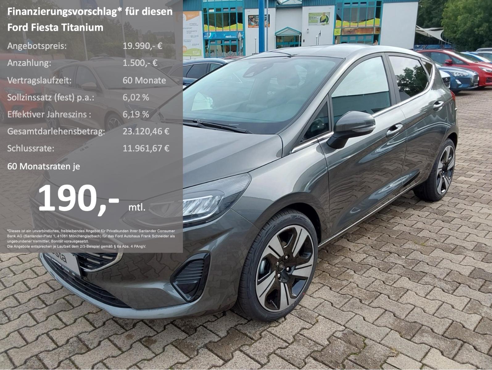 Ford Fiesta Titanium*Winter-, Komfort-, Fahrass-Paket