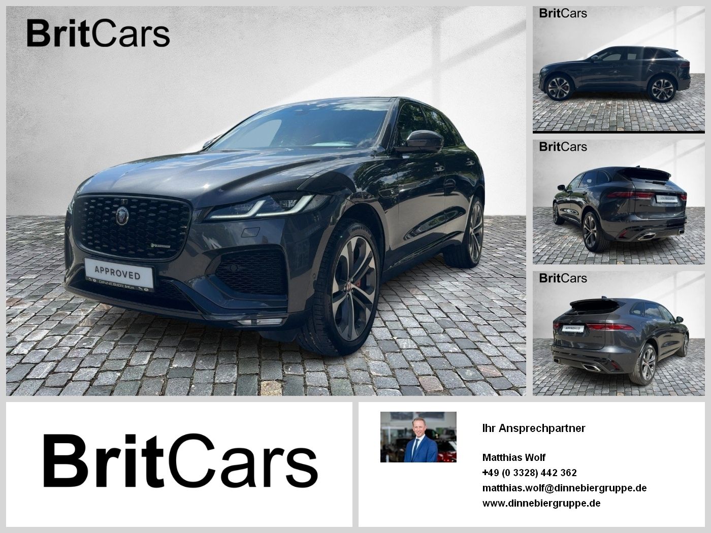 Jaguar F-PACE P400 R-Dynamic HSE 360-CAM ACC CAM LED