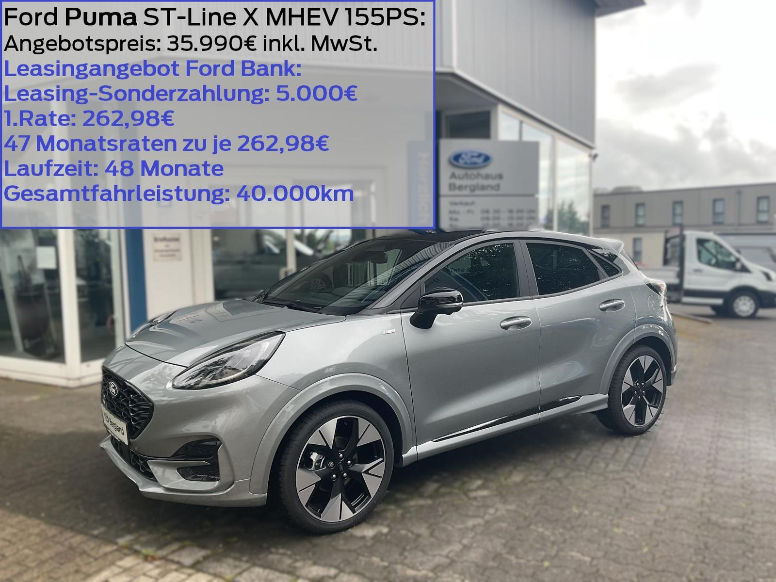 Ford Puma ST-Line X MHEV *iACC*NAVI*SHZ*LED*AHK*360*