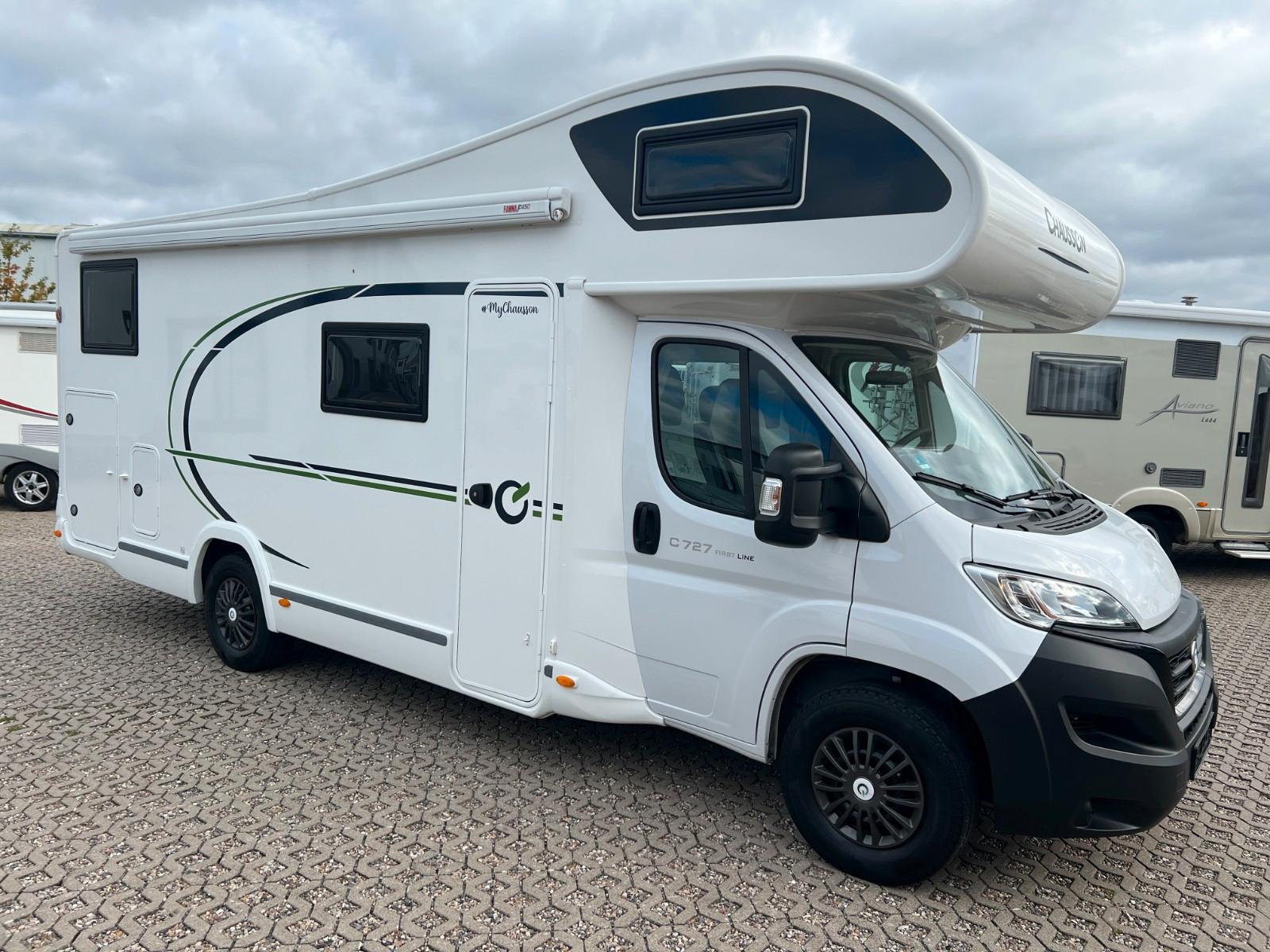 Chausson C727 GA *EINZELBETT*SOLAR*NAVI*KAMERA*CARPLAY*