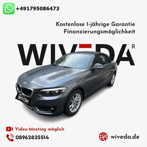 BMW 218d Cabrio Business~Navi~PDC~LED~SHZ~Tempomat~