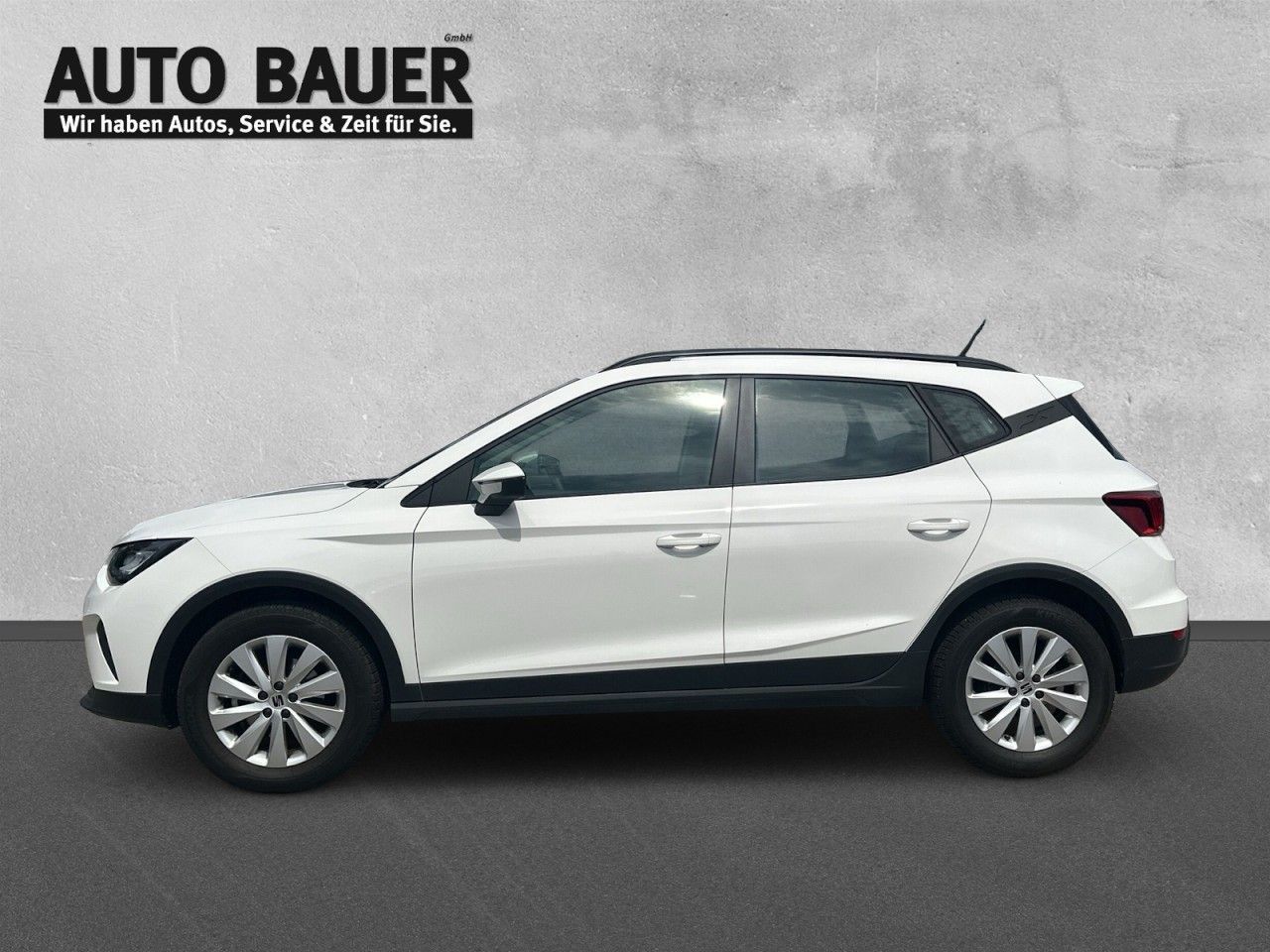 Fahrzeugabbildung SEAT Arona 1.0TSI 116PS Style Edition*AHK*1Hnd* - mit KI generiert/bearbeitet