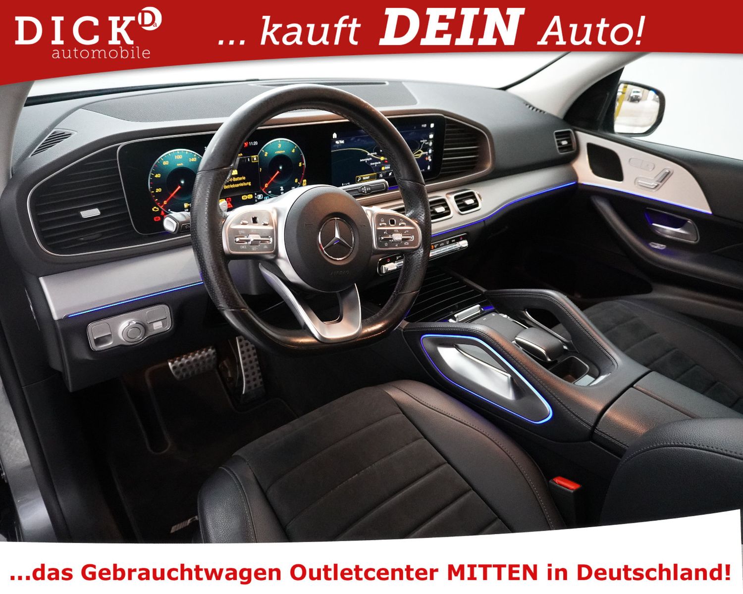 Fahrzeugabbildung Mercedes-Benz GLE300d 4M AMG Line NIGHT+KAM+MULTIB+AHK+ACC+360