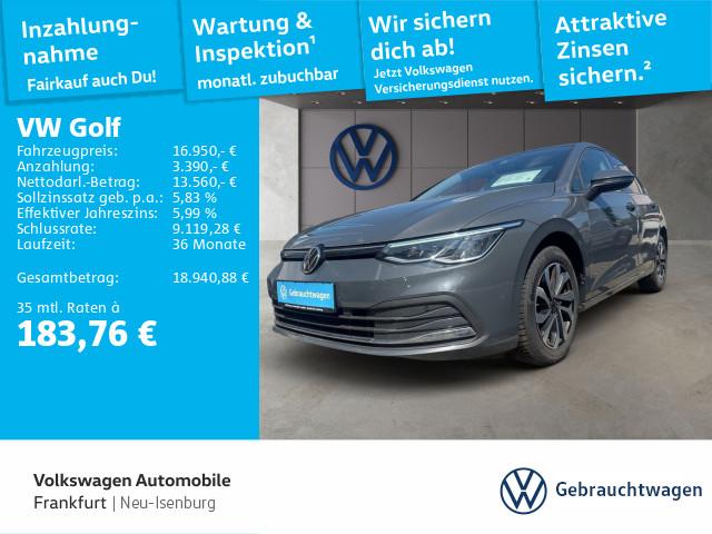 Volkswagen Golf VIII 1.5 TSI Active Navi Sprachbedienung Sp