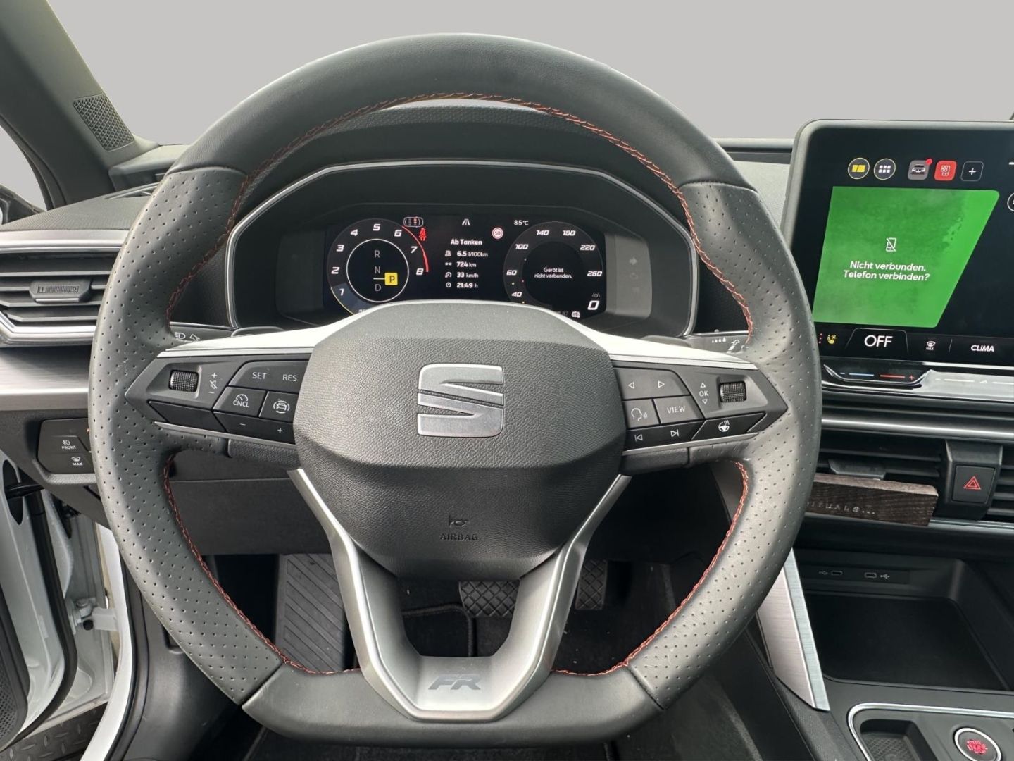 Fahrzeugabbildung SEAT Leon 1.5 110 kW FR Black Edition SpurhalteASS