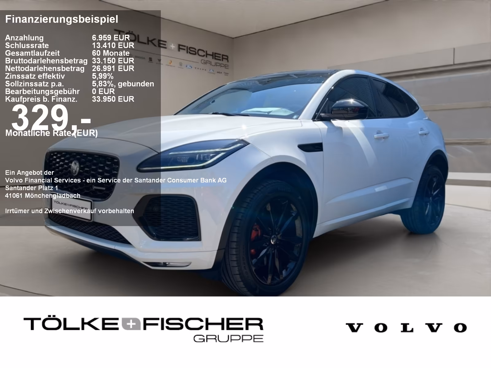 Jaguar E-PACE D200 R-Dynamic Pano ACC AHK AUT Kam. Navi