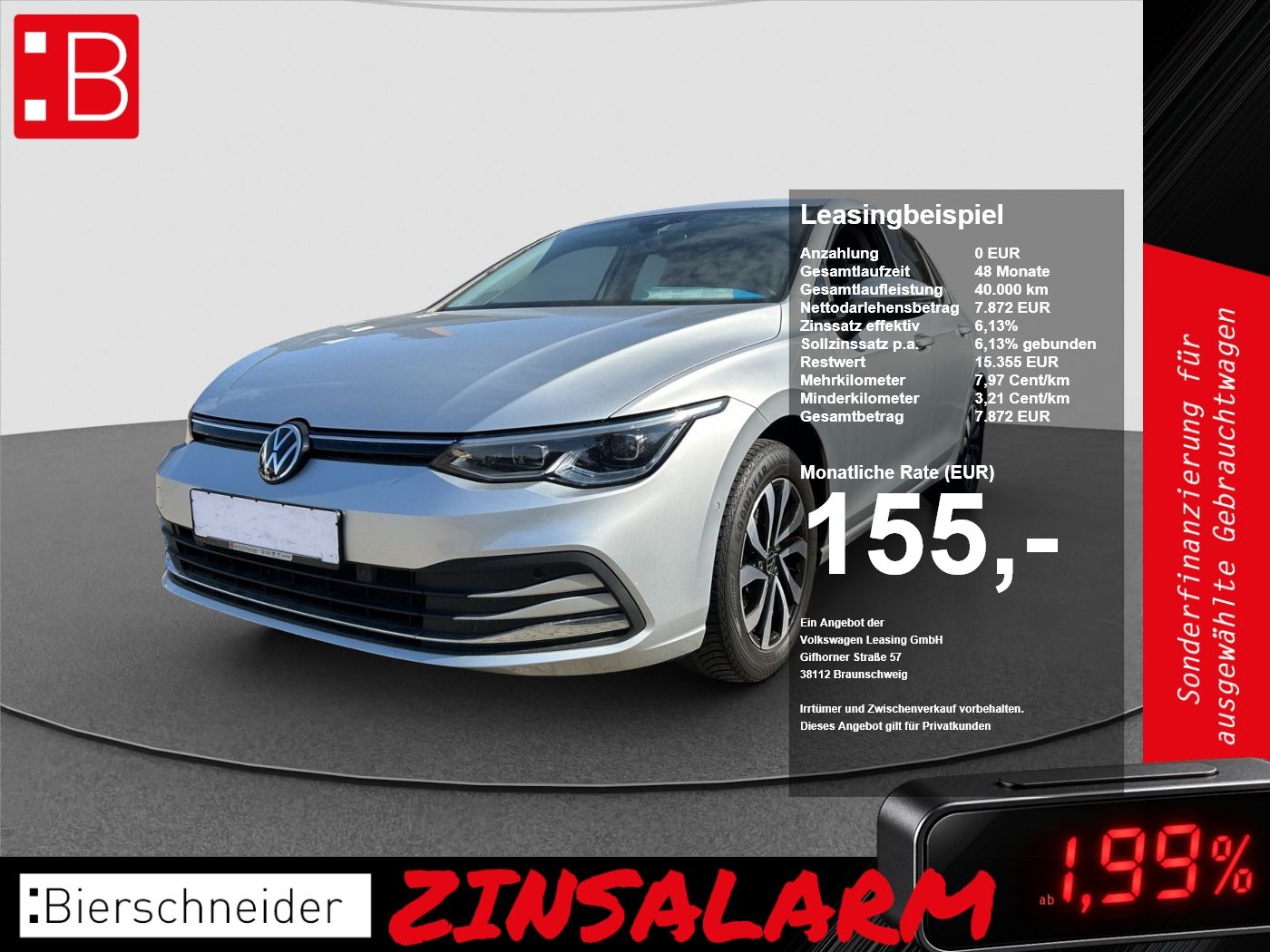 Volkswagen Golf 8 1.5 TSI Active STANDH KAMERA LED ACC NAVI