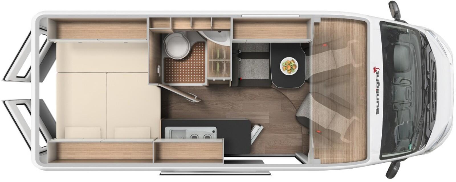 Sunlight Cliff 600 Solar/SAT/TV