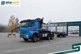 Mercedes-Benz Arocs 3653 6x6 Penz Holzkran + Ressenig Holzrun - Holzkran