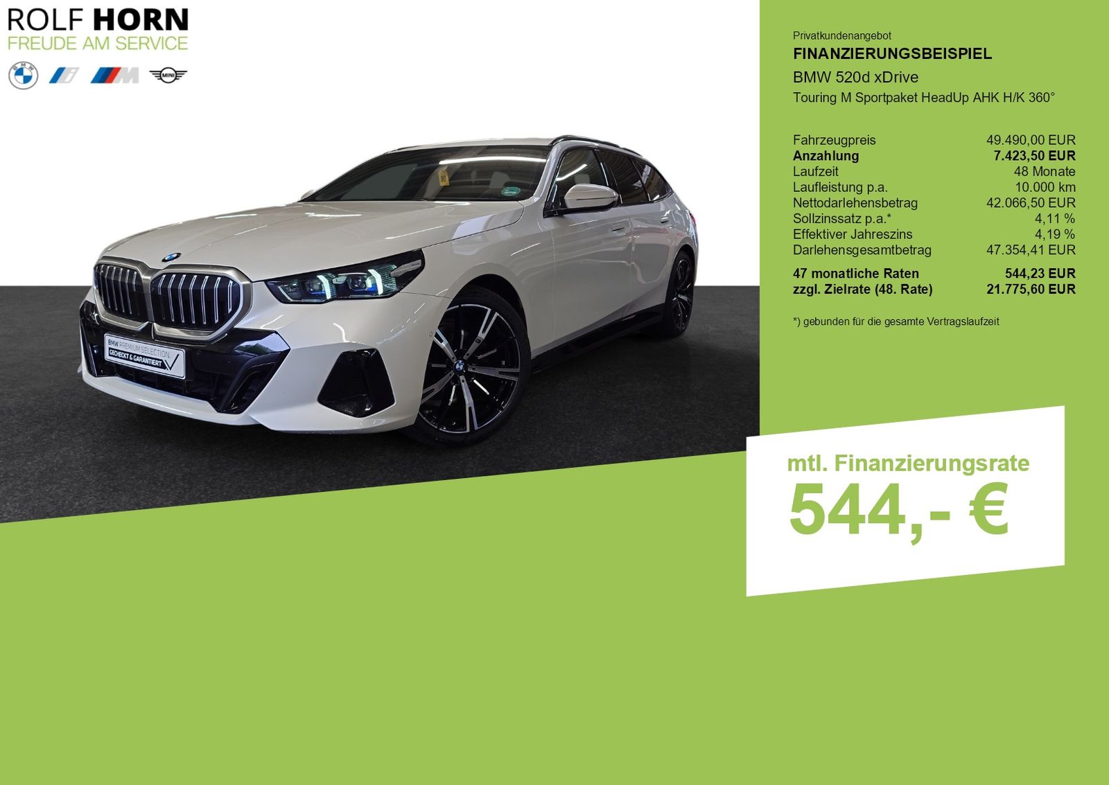 BMW 520d xDrive Touring M Sportpaket HeadUp AHK H K foto 3