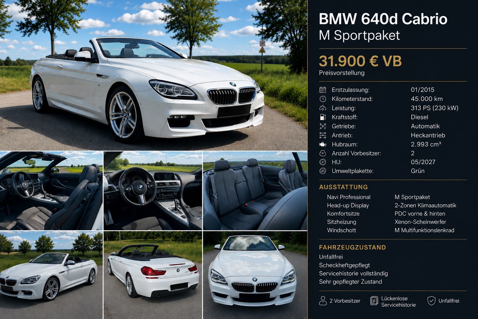 BMW 640d Coupé - Cabrio M Sportpaket