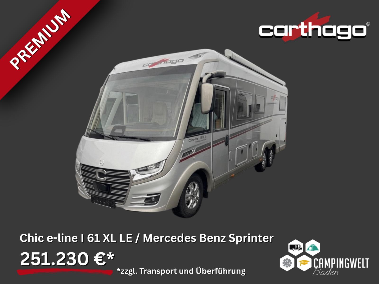 Carthago Chic e-line I 61 XL LE / Mercedes Benz Sprinter
