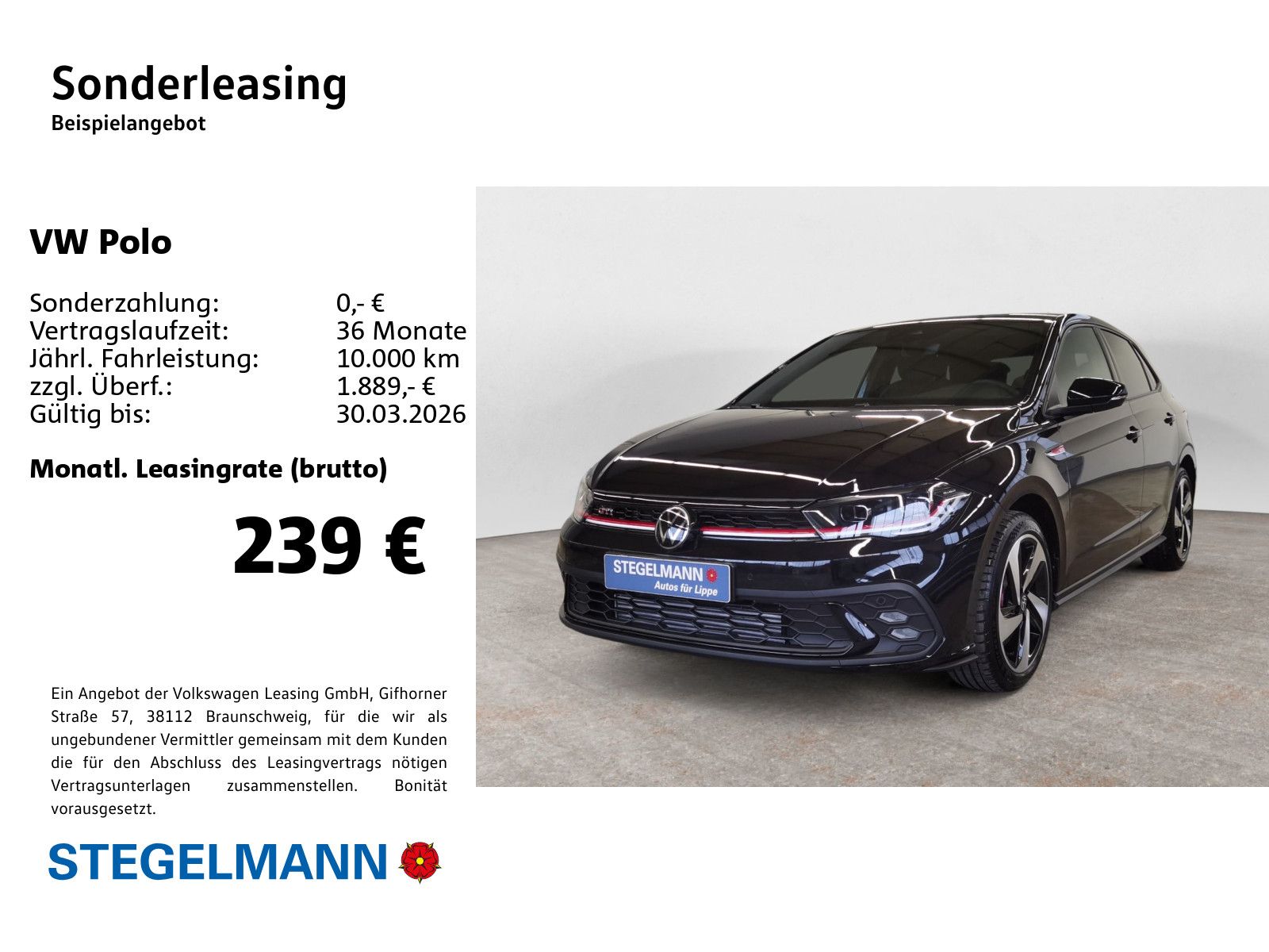 Volkswagen Polo 2,0 l TSI OPF 7-Gang DSG GTI