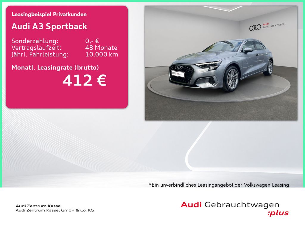 A3 Sportback 35 TFSI S line LED PDC+ Sitzheizung