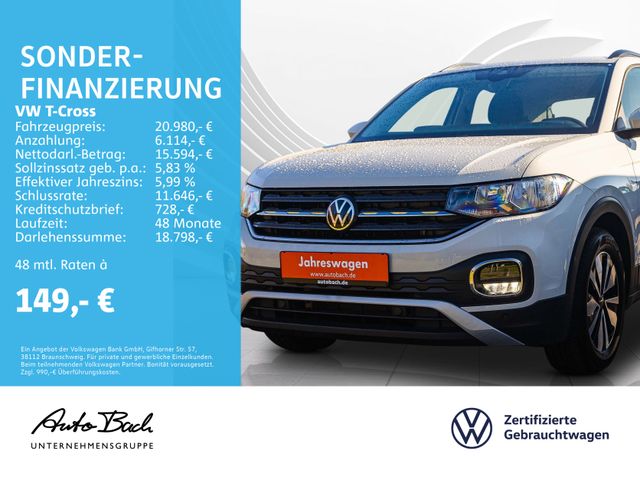 Volkswagen T-Cross MOVE 1.0 TSI OPF Navi EPH Climatronic