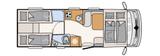 Dethleffs Esprit I 7150-2 EB TwinSAT,Dachklima,Lithium,Ald - Dethleffs Esprit