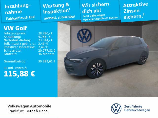 Volkswagen Golf VIII 1.5 eTSI DSG Goal Navi LEDPlus ACC DAB
