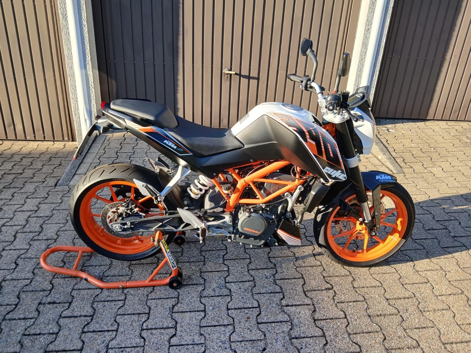 KTM Duke 2014 — вигляд ззаду