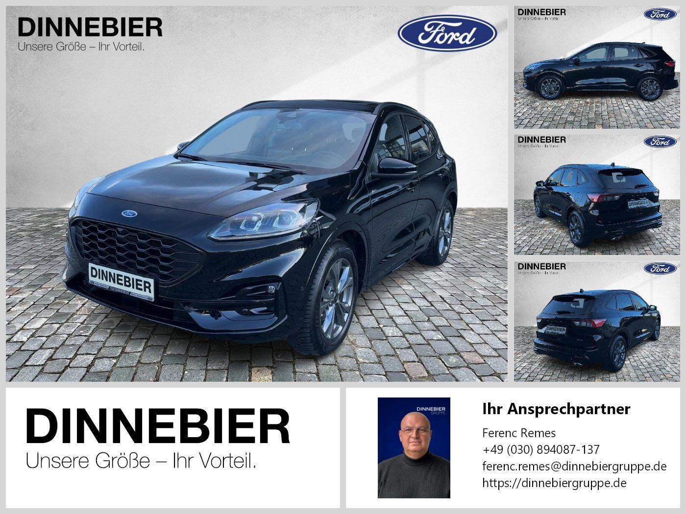 Ford KUGA ST-Line X LED+AHK+Glasdach+Kamera+SHZ