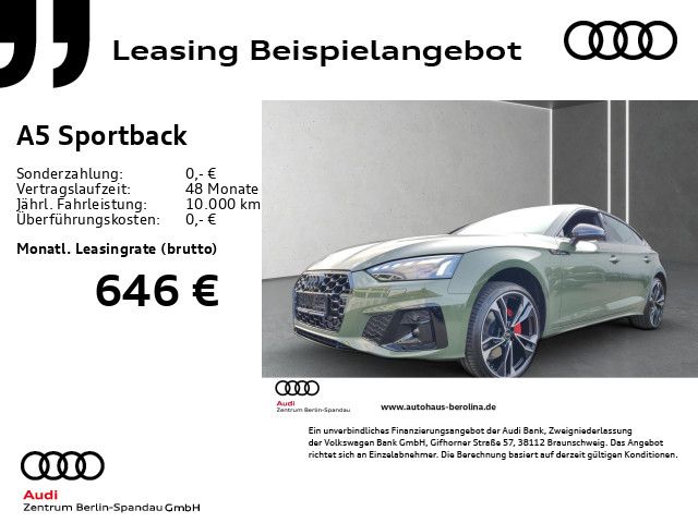 AUDI A5 Sportback 40 TFSI qu. S line S tronic *HuD*