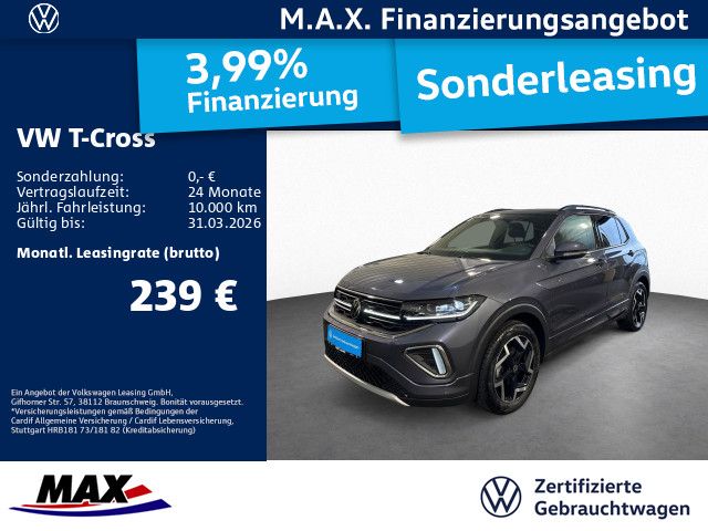 T-Cross 1.5 TSI DSG R LINE IQ.LIGHT+AHK+ACC+NAVI