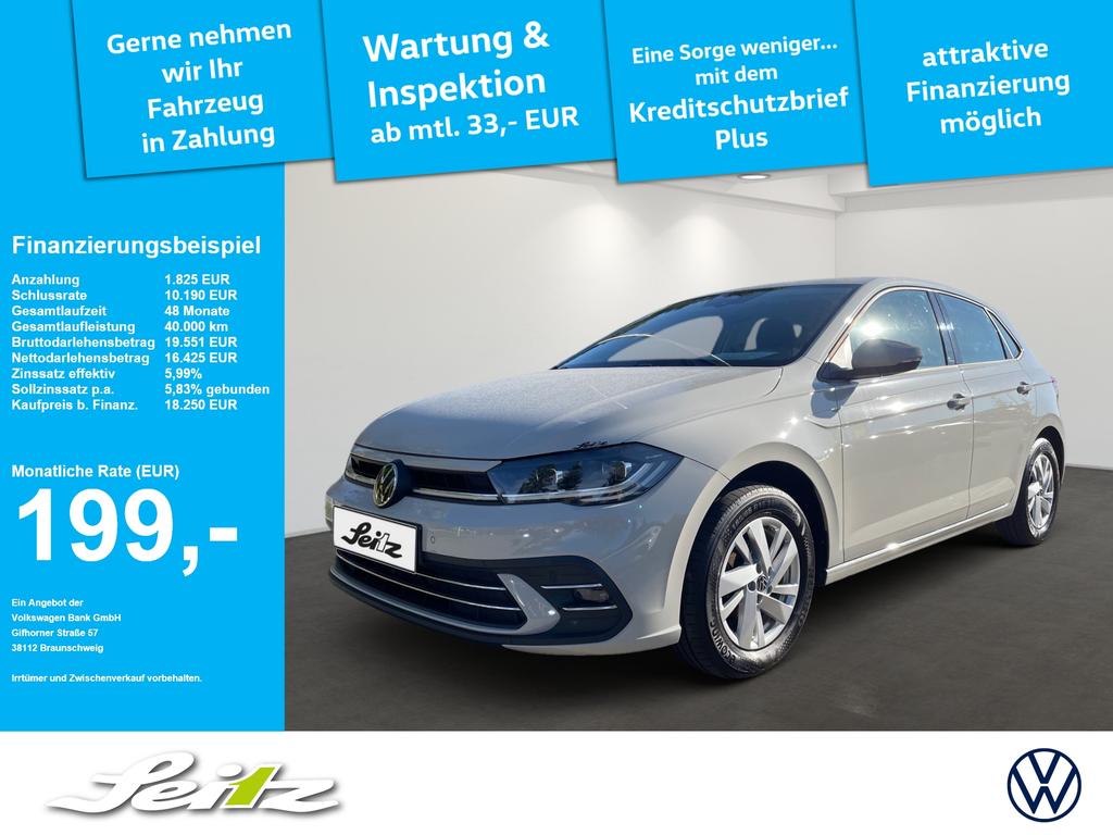Volkswagen Polo VI 10 TSI DSG Style MATRIXNAVIPARKSENSO 2023
