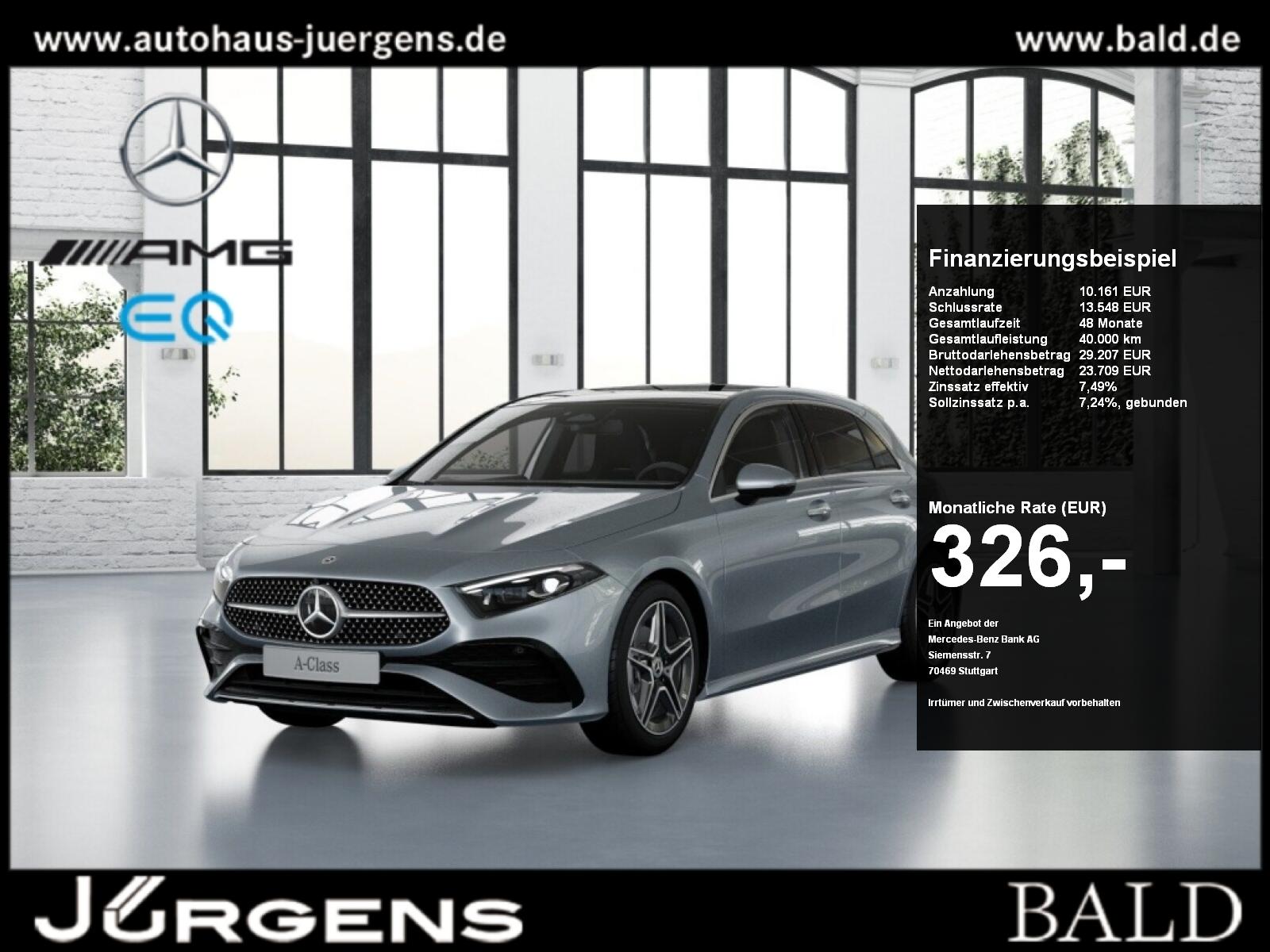 Mercedes-Benz A 200 AMG-Sport+Pano+Distr+MLB+Wint+