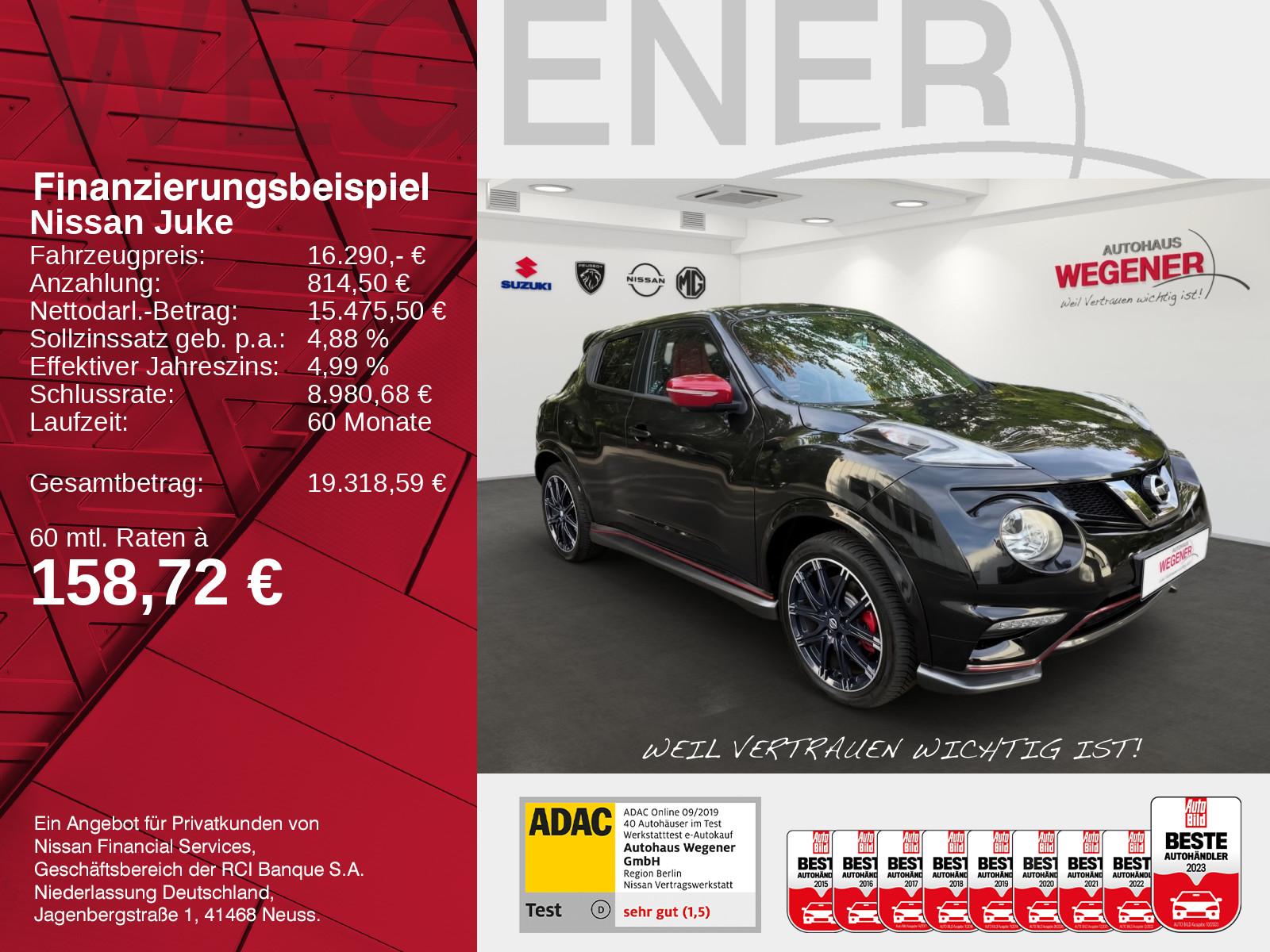 Nissan Juke Nismo RS 1.6 AT 4x4 Xenon Navi 360°