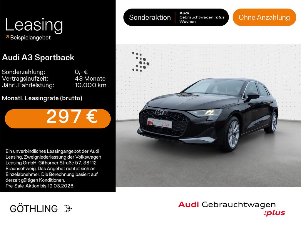 A3 Sportback 35 TDI Advanced S tro*LED*Virtual*N