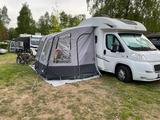 TEC Top gepflegter H682 mit Vorzelt Einzelbetten  - Heckgarage Wohnmobil oder -wagen Mit