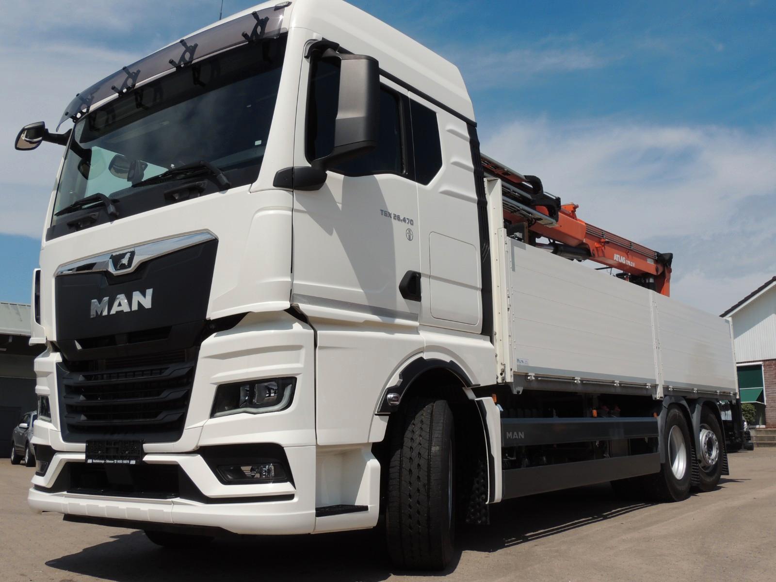 MAN TGX 26.470 Baustoff/Lenk.-Lift/16.000 km !!