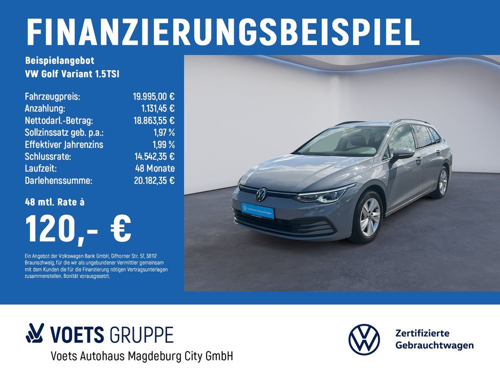 Volkswagen Golf Variant 1.5TSI Life LED+NAVI+ACC+STH+PDC