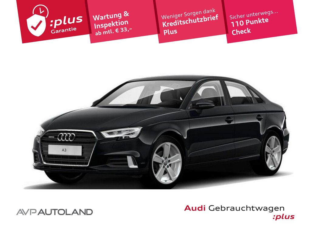 Abbildung Leasingangebot Audi A3 Limousine 40 TFSI quattro S tronic sport LED