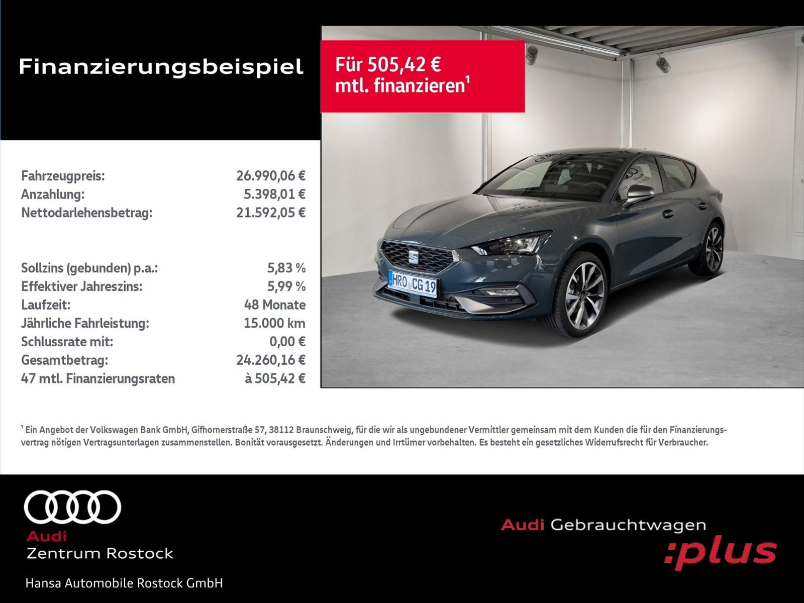 Seat Leon FR 1.5 eTSI+NAVI+LED+AMBIENTE+KAMERA+SOUND+