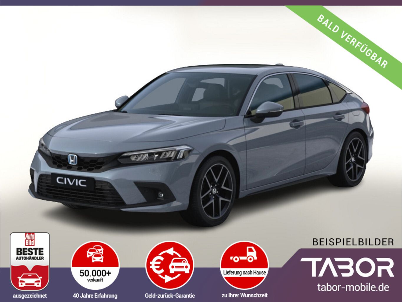 Honda Civic 184 CVT Advance Nav Leder Pano Bose SHZ