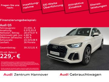 Audi Leasingangebot: Audi Q5 S line 40 TDI quattro LED Navi Teilleder Spor