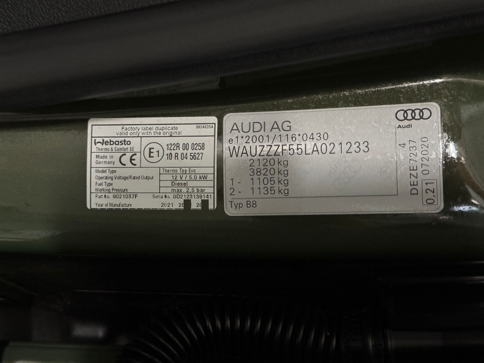 Fahrzeugabbildung Audi A5 SP S-TRONIC SONDERLACKIERUNG S-LINE MEGA VOLL