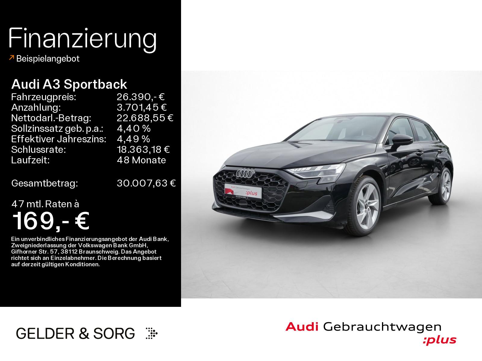 Audi A3 Sportback TDI 110 kW advanced SONOS*HuD*LED*