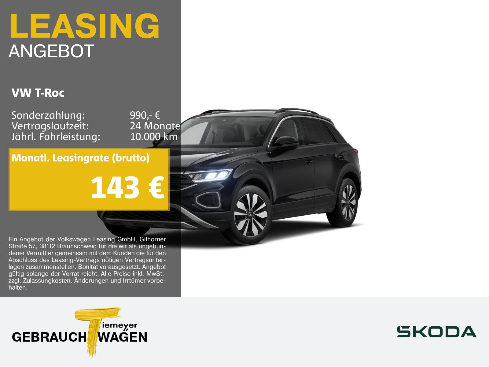 Volkswagen T-Roc 1.0 TSI GOAL STANDHZG NAVI AHK KAMERA