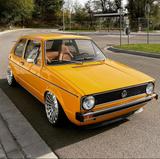 Volkswagen Golf RESTAURIERT Luftfahrwerk Porsche Interior - Volkswagen Golf aus 1977