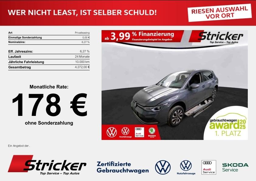 Volkswagen Golf Life 1.5TSI 178,-ohne Anzahlung Standh. Nav