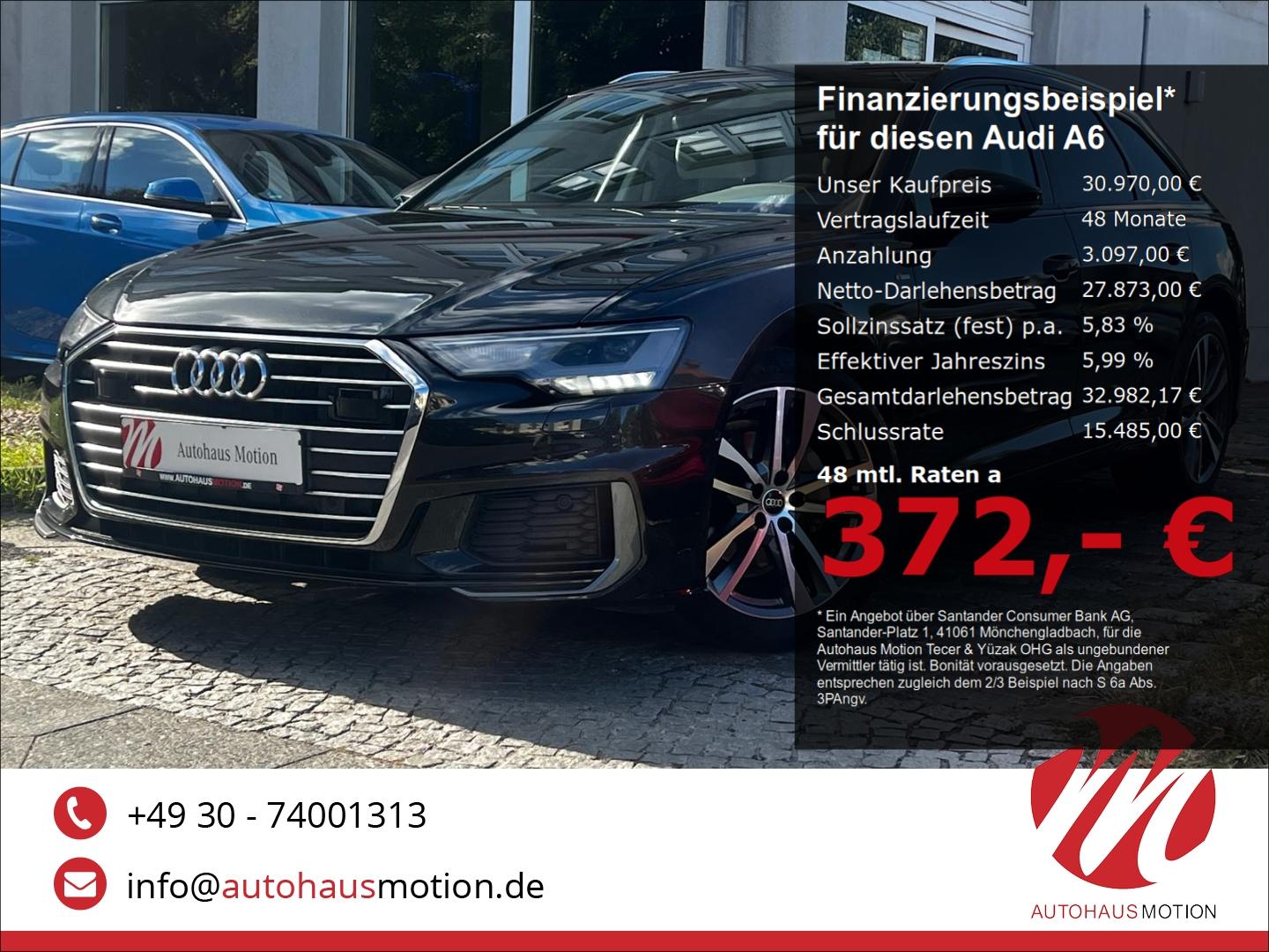 Audi A6 Avant 40 TDI 2.0 S-Line LED PDC ACC KEYLESS T