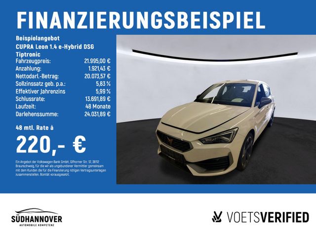 CUPRA Leon 1.4 e-Hybrid DSG Tiptronic DAB+LED+NAVI+SHZ