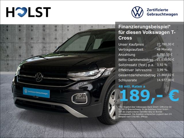 Volkswagen T-Cross 1.0TSI DSG Style,RüFaKa,AHK,ACC,SHZ,NAV,